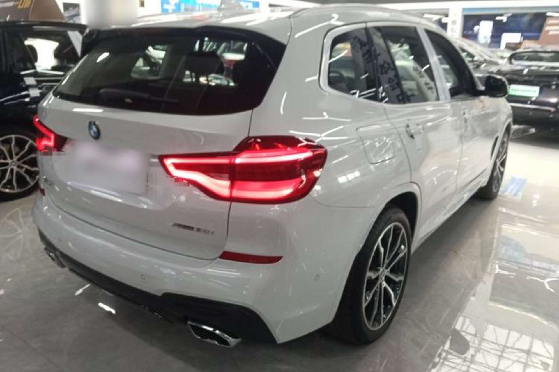 Used BMW X3 2021 xDrive30i Luxury Model with M Sport Package Rear Right 45 Deg