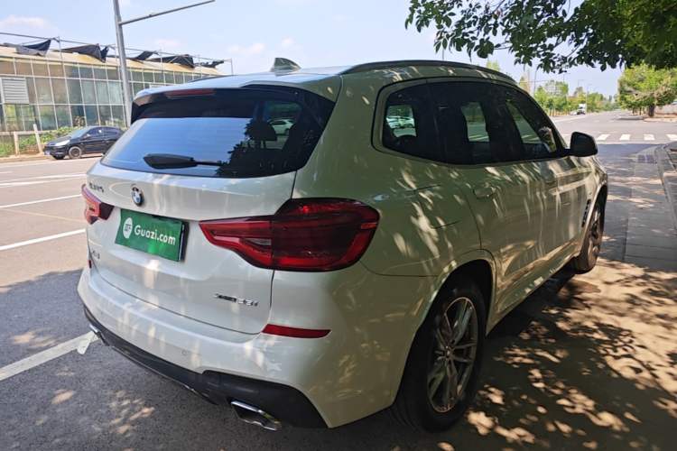 Used BMW X3 2021 Restyled xDrive25i M Sport Package Rear Right 45 Deg