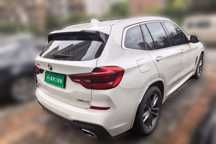 Used BMW X3 2021 xDrive25i M Sport Package Rear Right 45 Deg