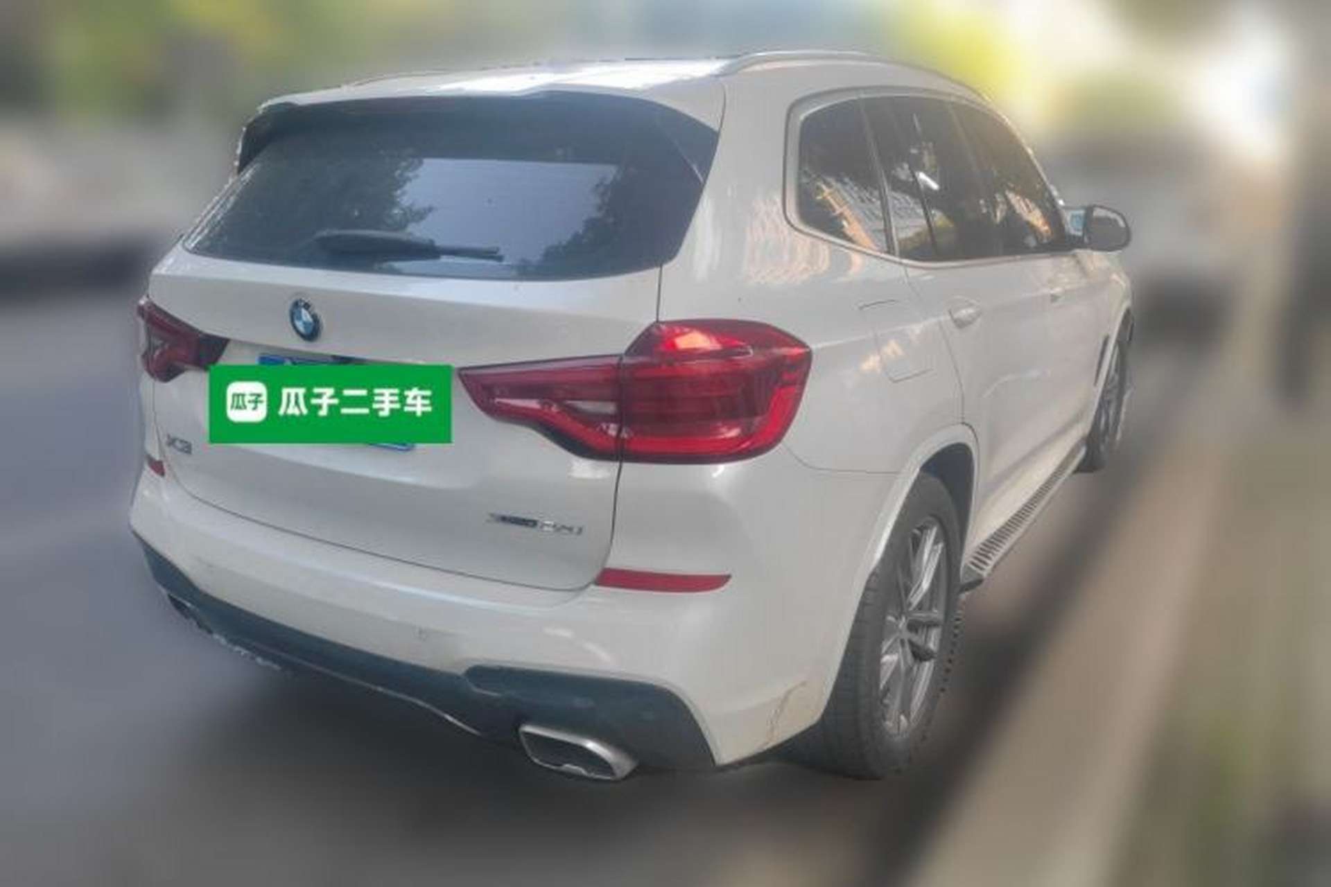 Used BMW X3 2021 xDrive25i M Sport Package Rear Right 45 Deg