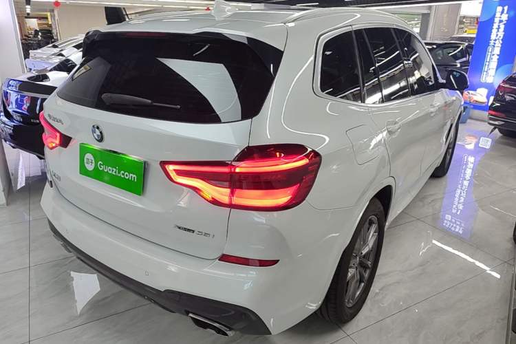 Used BMW X3 2021 xDrive25i M Sport Package Rear Right 45 Deg
