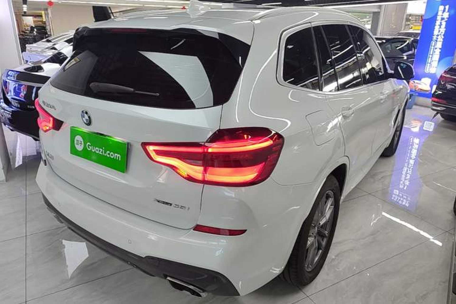Used BMW X3 2021 xDrive25i M Sport Package Rear Right 45 Deg