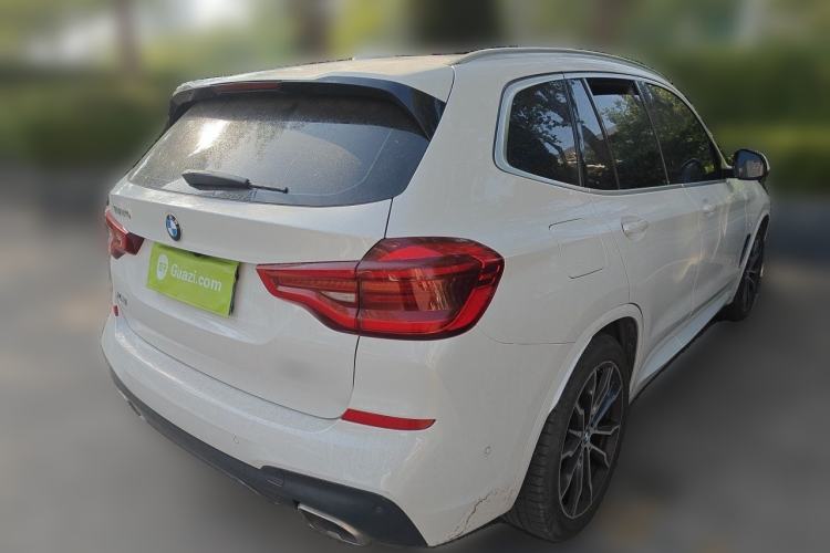 Used BMW X3 2021 xDrive30i Luxury Model with M Sport Package Rear Right 45 Deg