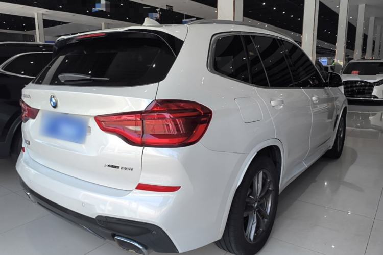 Used BMW X3 2021 xDrive25i M Sport Package Rear Right 45 Deg