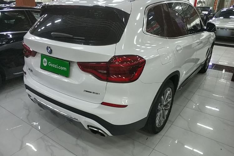 Used BMW X3 2021 xDrive25i Luxury Package Rear Right 45 Deg
