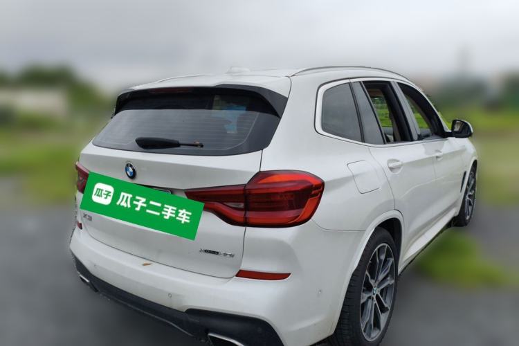 Used BMW X3 2021 xDrive30i Luxury Model with M Sport Package Rear Right 45 Deg