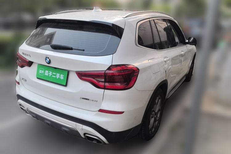 Used BMW X3 2021 xDrive28i Luxury Package Rear Right 45 Deg