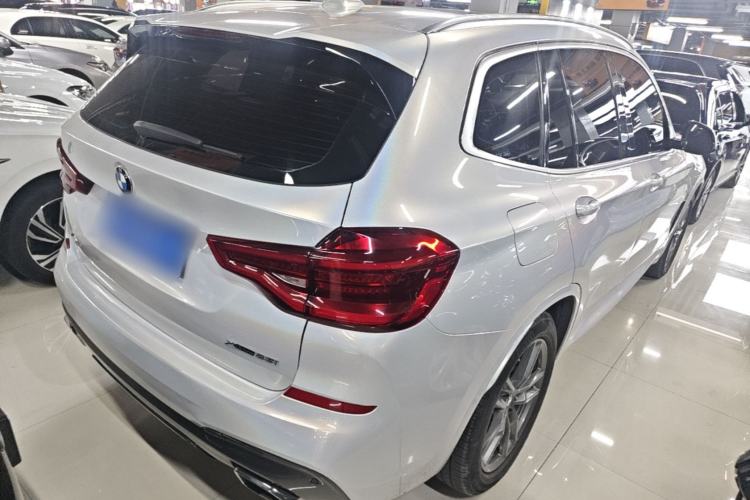 Used BMW X3 2021 xDrive30i Luxury Model with M Sport Package Rear Right 45 Deg