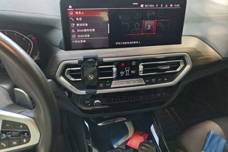 Used BMW X3 2022 xDrive30i Luxury Model M Night Sky Package Audio And AC Panel