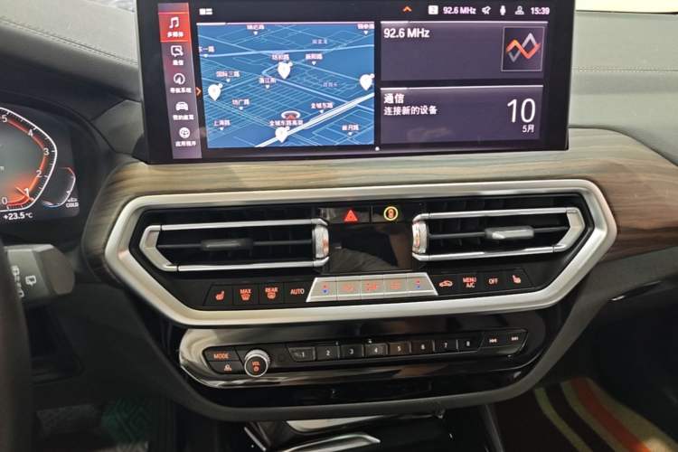 Used BMW X3 2022 xDrive30i Luxury Model M Night Sky Package Audio And AC Panel