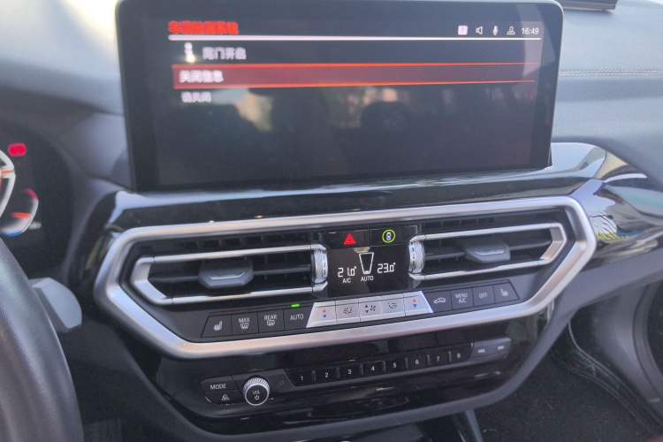 Used BMW X3 2022 Restyled xDrive25i M Sport Package Audio And AC Panel