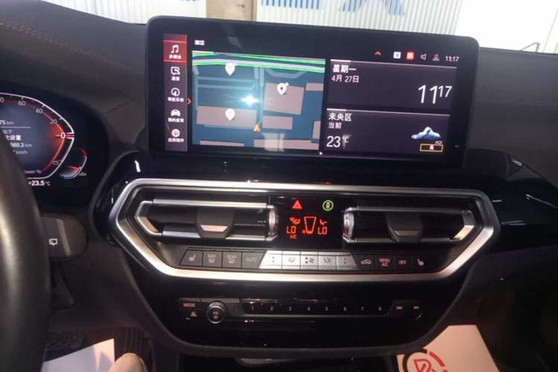 Used BMW X3 2022 Restyled xDrive25i M Sport Package Audio And AC Panel