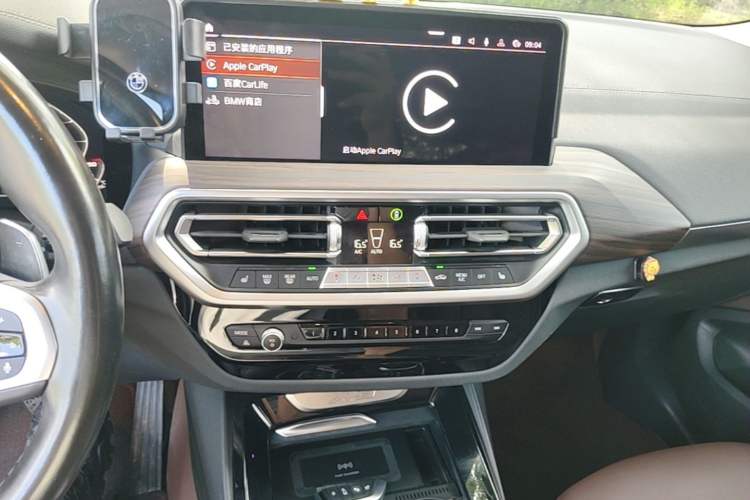 Used BMW X3 2022 Second Facelift xDrive30i Leading Edition M Night Sky Package Audio And AC Panel