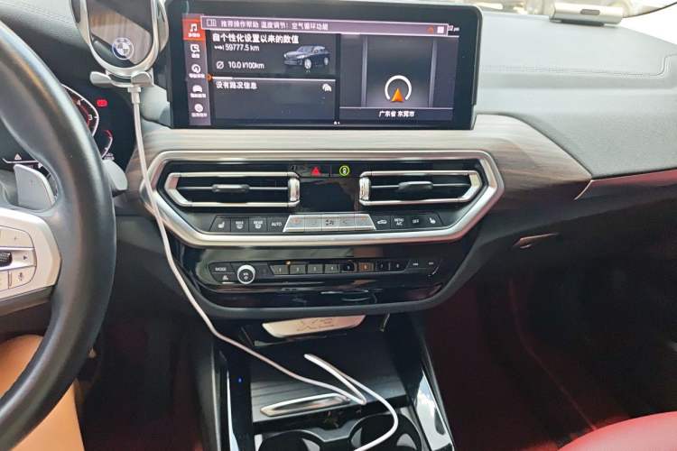 Used BMW X3 2022 Second Facelift xDrive30i Leading Edition M Night Sky Package Audio And AC Panel