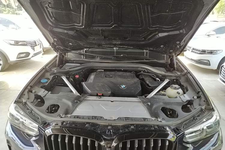 Used BMW X3 2022 Second Facelift xDrive30i Leading Edition M Night Sky Package Engine Bay