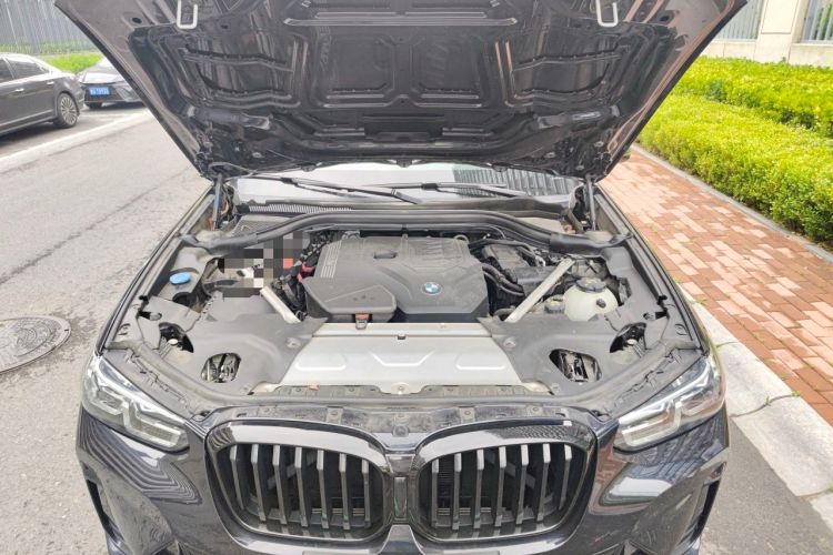 Used BMW X3 2022 xDrive30i Luxury Model M Night Sky Package Engine Bay