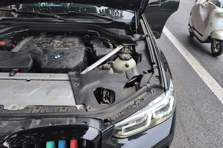 Used BMW X3 2022 Second Facelift xDrive30i Leading Edition M Night Sky Package Engine Bay Left