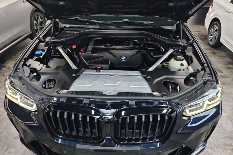 Used BMW X3 2022 xDrive30i Luxury Model M Night Sky Package Engine Bay
