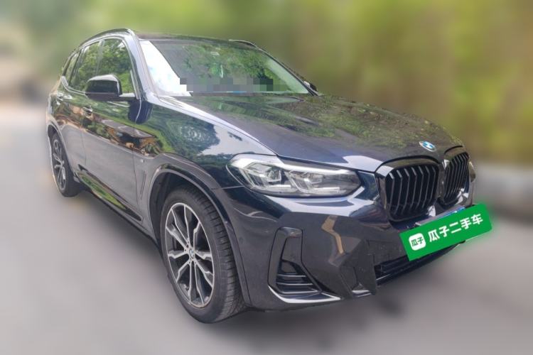 Used BMW X3 2022 Second Facelift xDrive30i Leading Edition M Night Sky Package Front Right 45 Deg