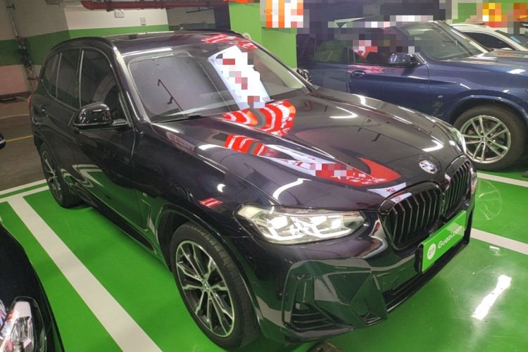 Used BMW X3 2022 Second Facelift xDrive30i Leading Edition M Night Sky Package Front Right 45 Deg