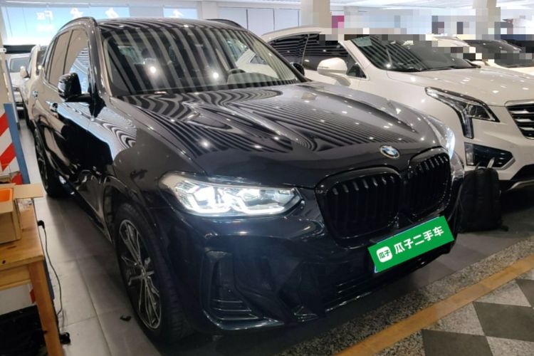 Used BMW X3 2022 xDrive30i Luxury Model M Night Sky Package Front Right 45 Deg