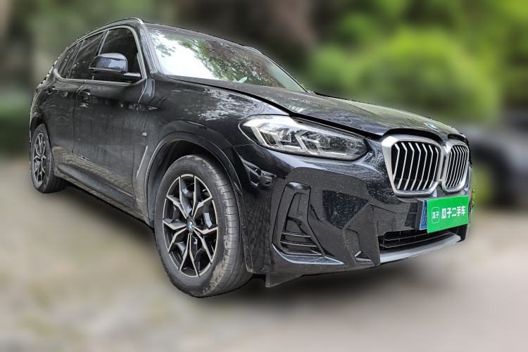 Used BMW X3 2022 xDrive25i M Sport Package Front Right 45 Deg