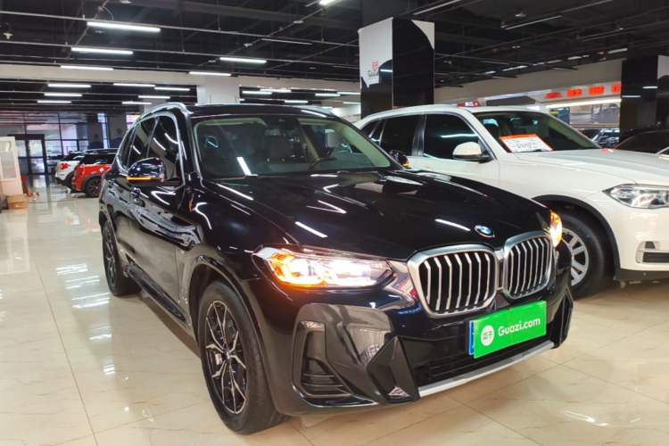 Used BMW X3 2022 Restyled xDrive25i M Sport Package Front Right 45 Deg