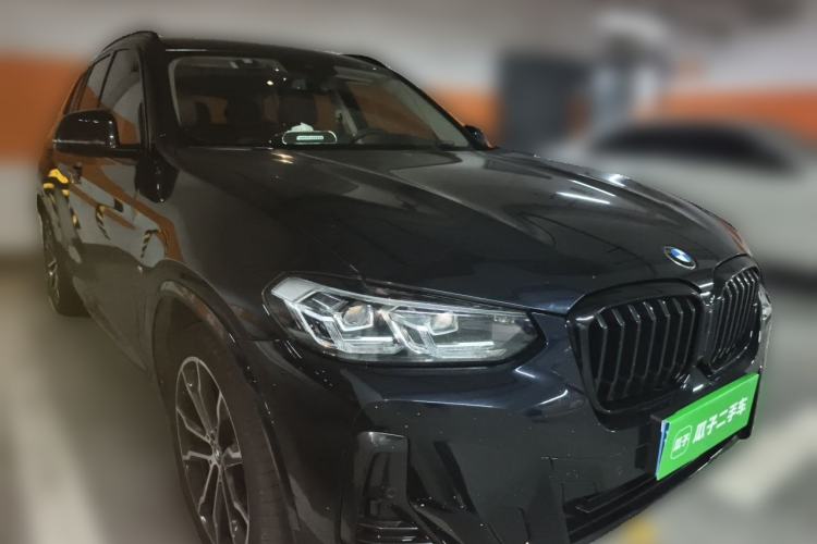 Used BMW X3 2022 xDrive30i Luxury Model M Night Sky Package Front Right 45 Deg