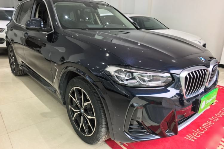 Used BMW X3 2022 xDrive25i M Sport Package Front Right 45 Deg