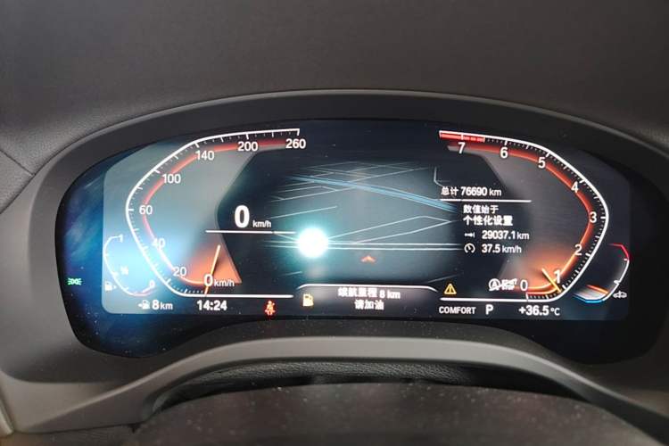 Used BMW X3 2022 Second Facelift xDrive30i Leading Edition M Night Sky Package Instrument Cluster