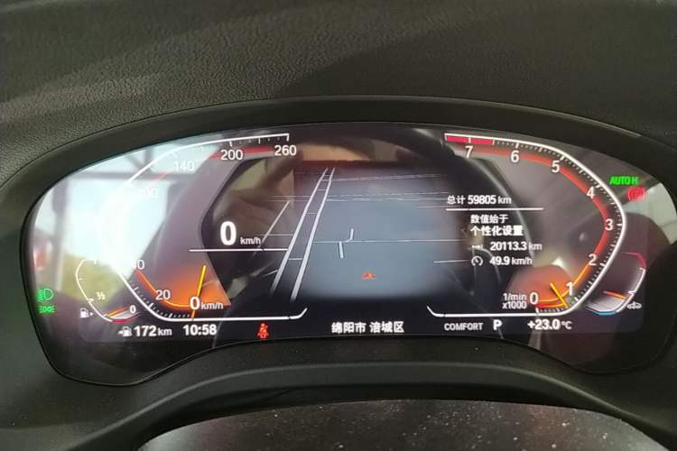 Used BMW X3 2022 Second Facelift xDrive30i Leading Edition M Night Sky Package Instrument Cluster