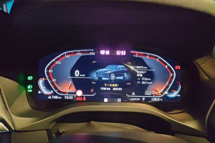 Used BMW X3 2022 Restyled xDrive30i Luxury Edition M Night Sky Package Instrument Cluster
