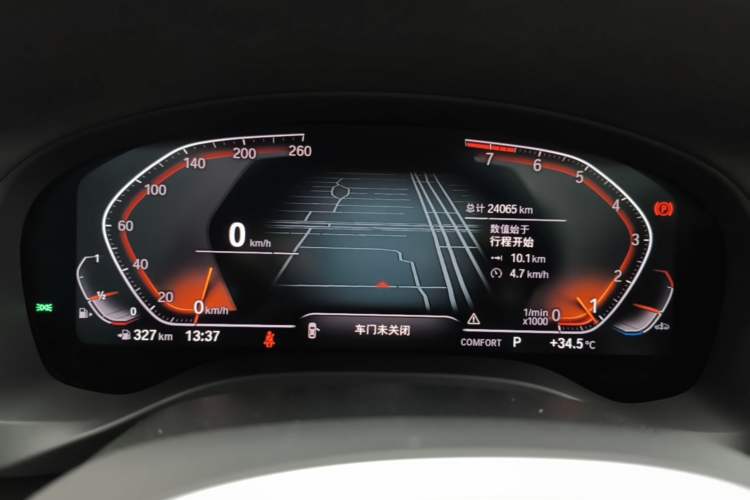 Used BMW X3 2022 xDrive30i Luxury Model M Night Sky Package Instrument Cluster
