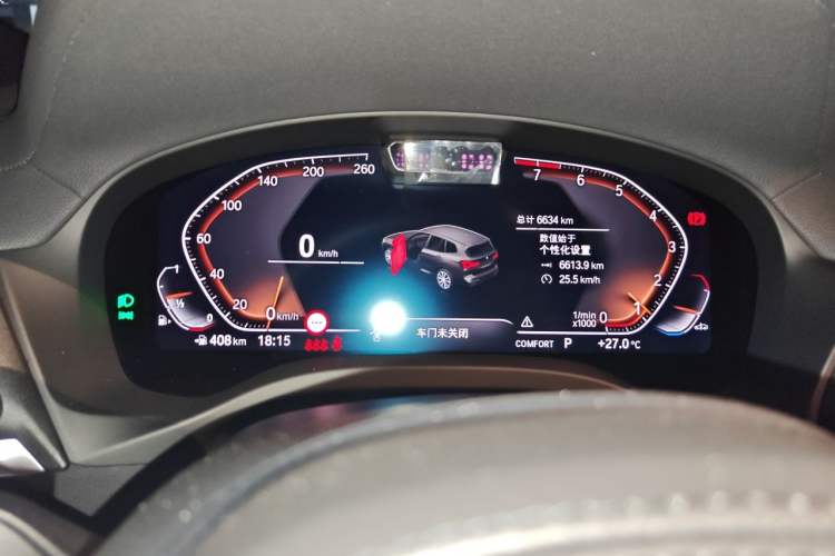 Used BMW X3 2022 Second Facelift xDrive30i Luxury Edition M Night Sky Package Instrument Cluster