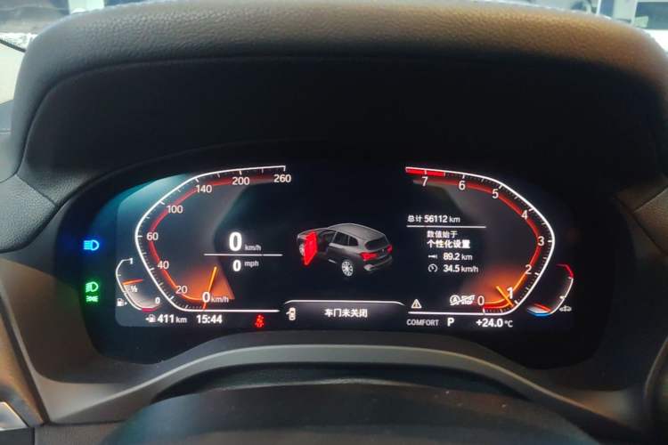 Used BMW X3 2022 Second Facelift xDrive30i Leading Edition M Night Sky Package Instrument Cluster