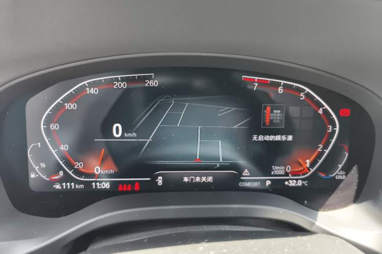 Used BMW X3 2022 xDrive30i Luxury Model M Night Sky Package Instrument Cluster