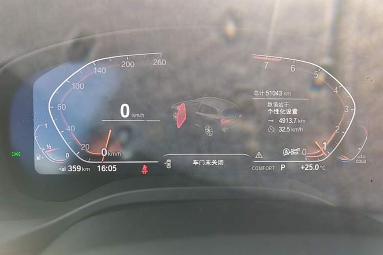 Used BMW X3 2022 xDrive30i Luxury Model M Night Sky Package Instrument Cluster