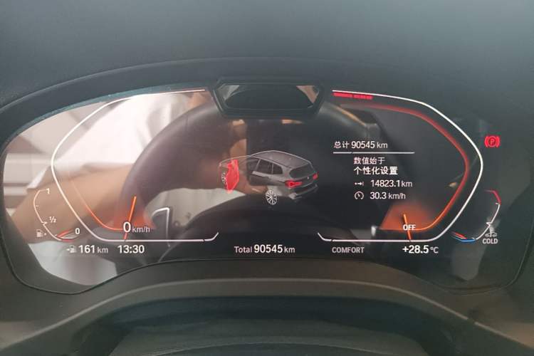 Used BMW X3 2022 Second Facelift xDrive30i Luxury Edition M Night Sky Package Instrument Cluster