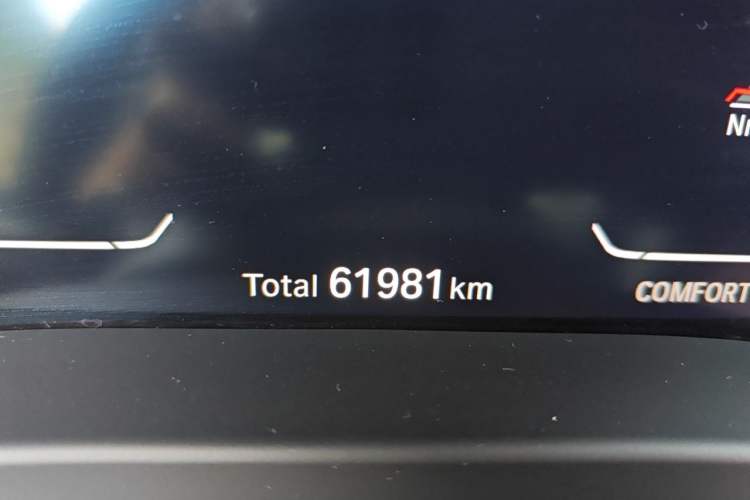 Used BMW X3 2022 xDrive30i Luxury Model M Night Sky Package Odometer Close Up