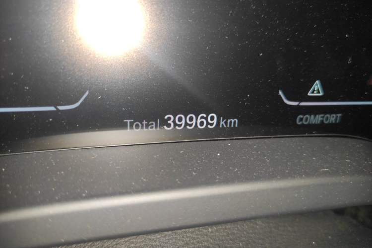 Used BMW X3 2022 Restyled xDrive25i M Sport Package Odometer Close Up