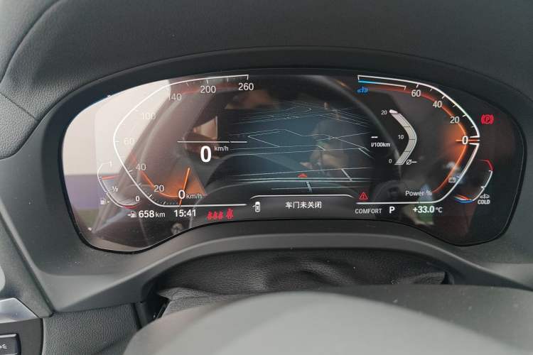 Used BMW X3 2022 xDrive25i M Sport Package Odometer Close Up