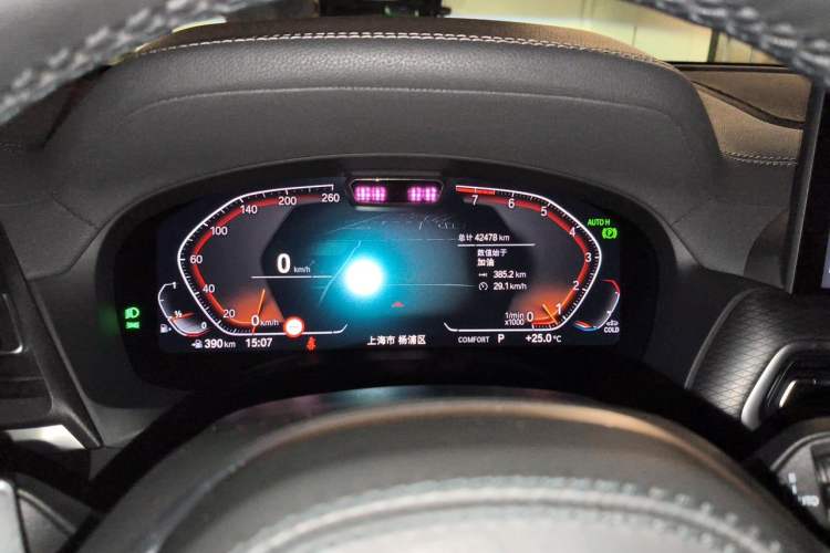 Used BMW X3 2022 Restyled xDrive30i Luxury Edition M Night Sky Package Odometer Close Up