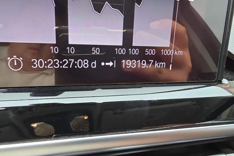 Used BMW X3 2022 Restyled xDrive25i M Sport Package Odometer Close Up