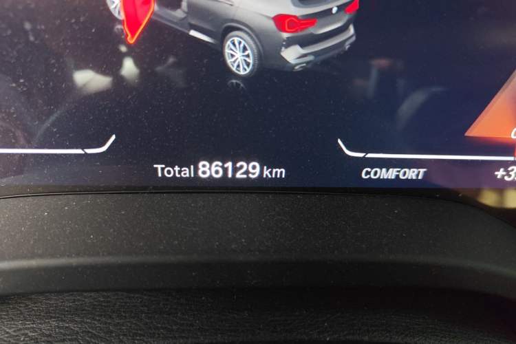 Used BMW X3 2022 Restyled xDrive30i Luxury Edition M Night Sky Package Odometer Close Up