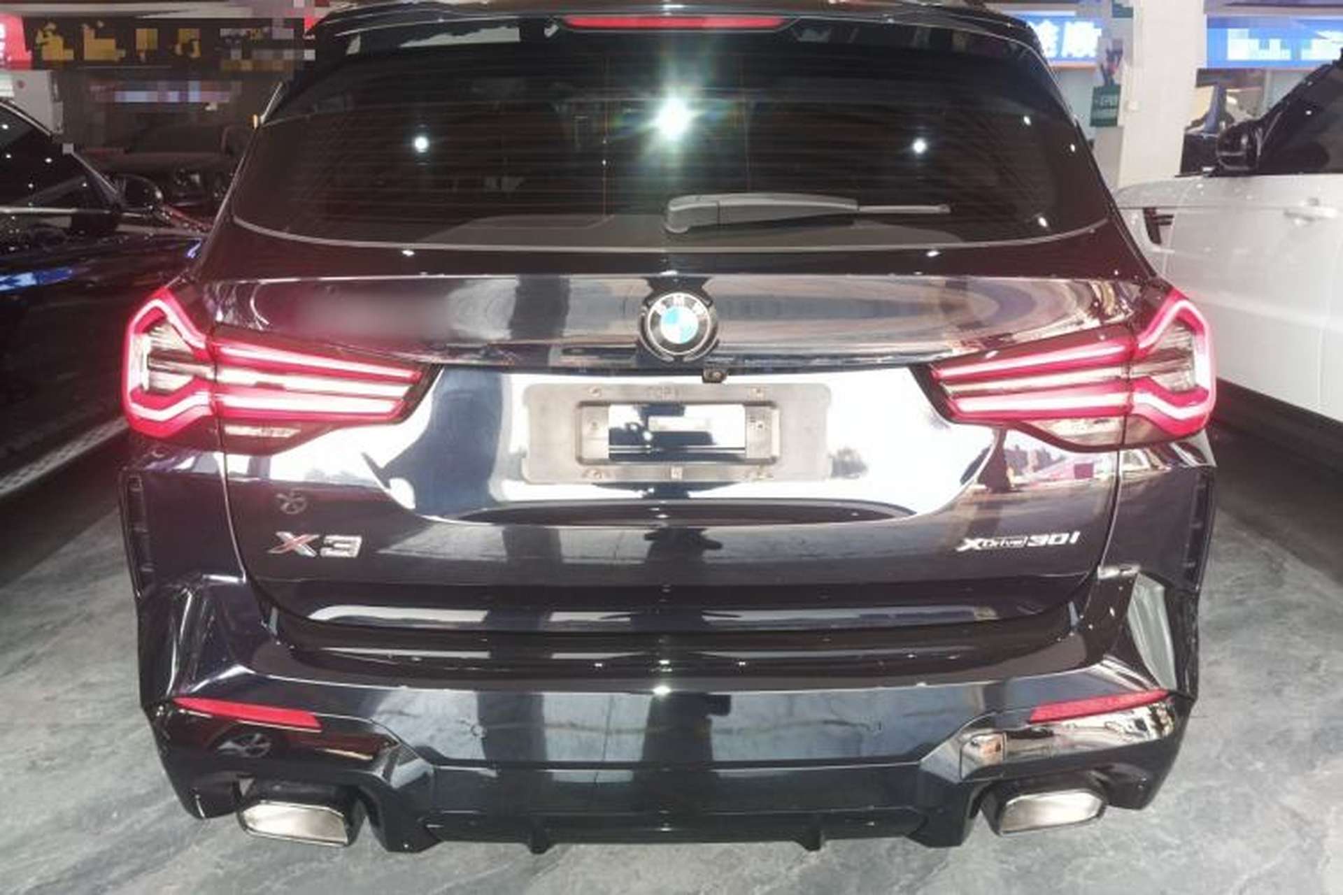 Used BMW X3 2022 xDrive30i Luxury Model M Night Sky Package Rear