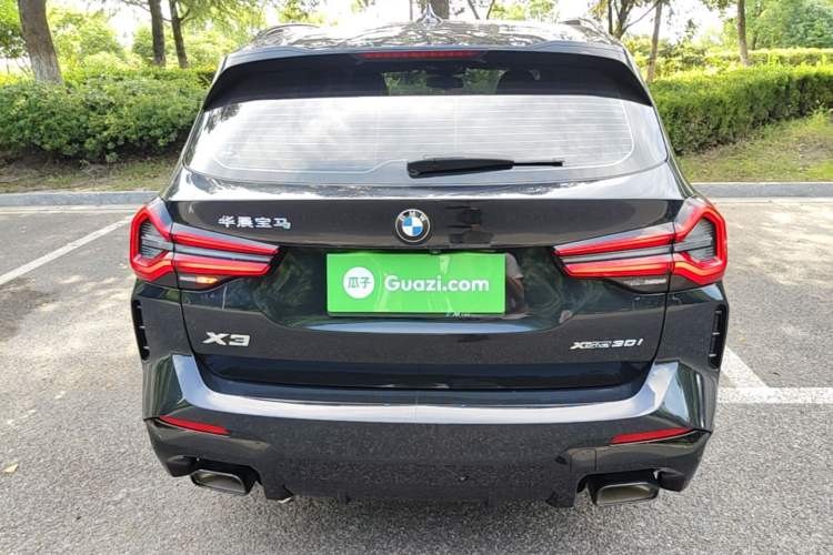 Used BMW X3 2022 Second Facelift xDrive30i Leading Edition M Night Sky Package Rear