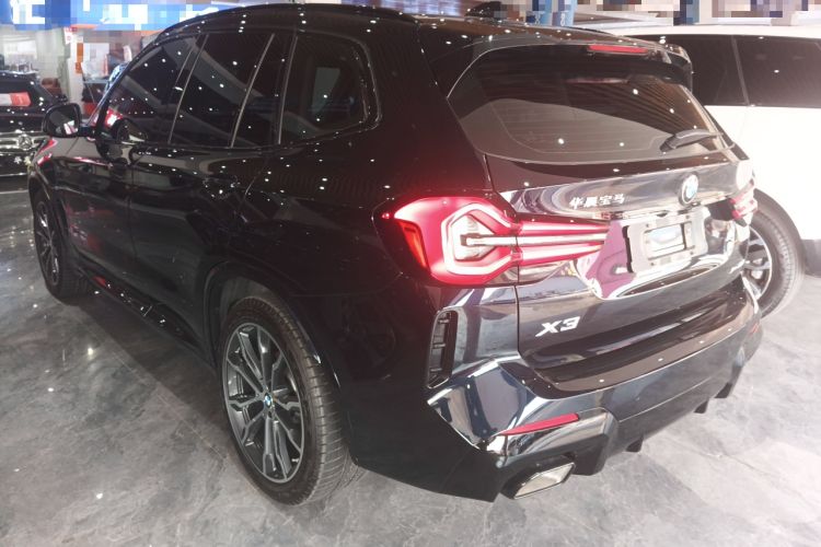 Used BMW X3 2022 xDrive30i Luxury Model M Night Sky Package Rear Left 45 Deg