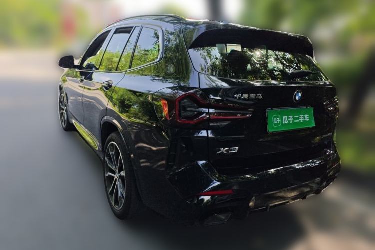 Used BMW X3 2022 xDrive30i Luxury Model M Night Sky Package Rear Left 45 Deg