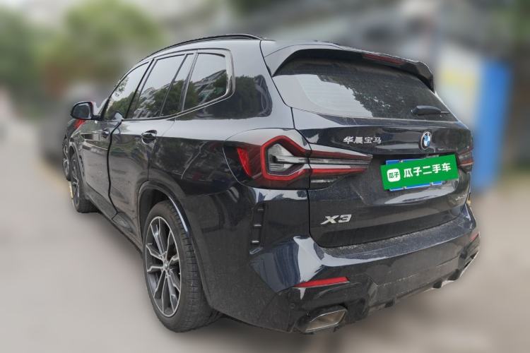 Used BMW X3 2022 xDrive30i Luxury Model M Night Sky Package Rear Left 45 Deg
