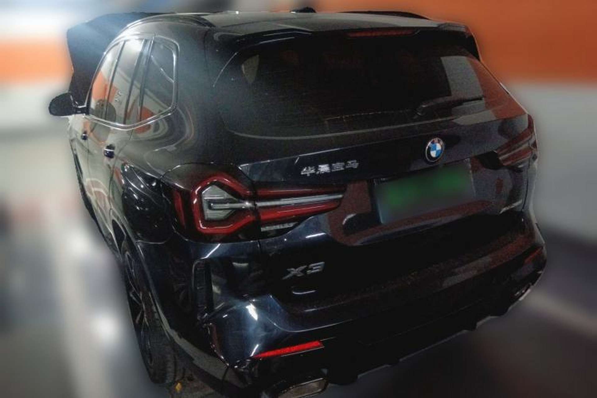 Used BMW X3 2022 Second Facelift xDrive30i Luxury Edition M Night Sky Package Rear Left 45 Deg